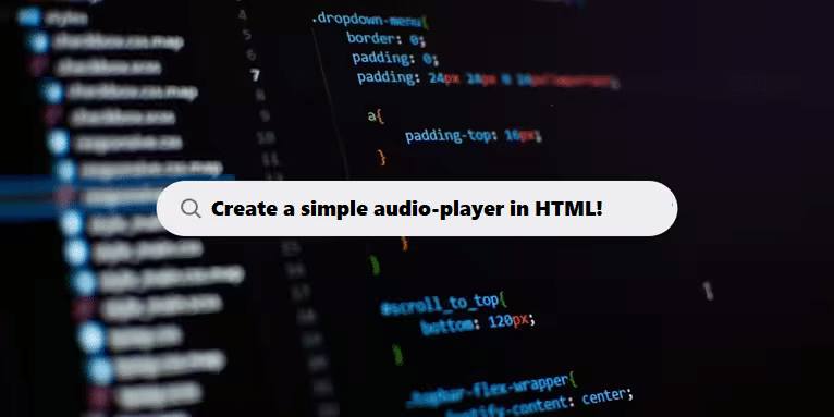 Coding Filters & html audio player