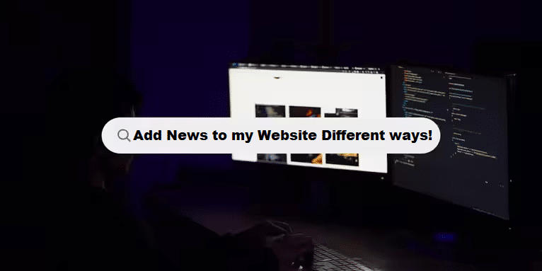 Coding Filters & add news in website with different ways apps programs