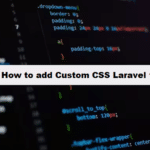 Coding Filters & add custom css in laravel