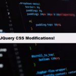 Coding Filters & css modification using jquery