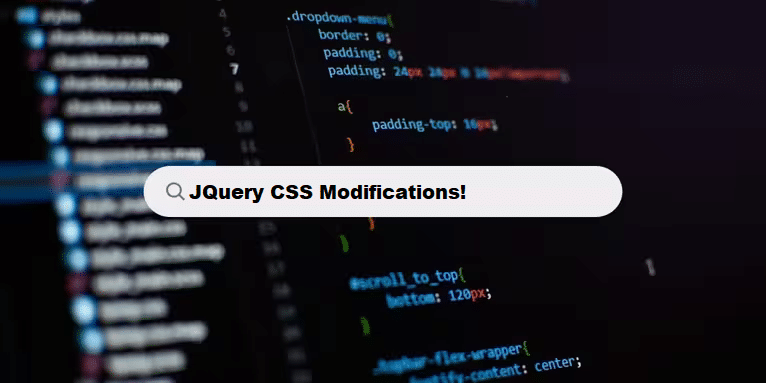 Coding Filters & css modification using jquery