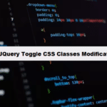 Coding Filters & toggle class css modification using css