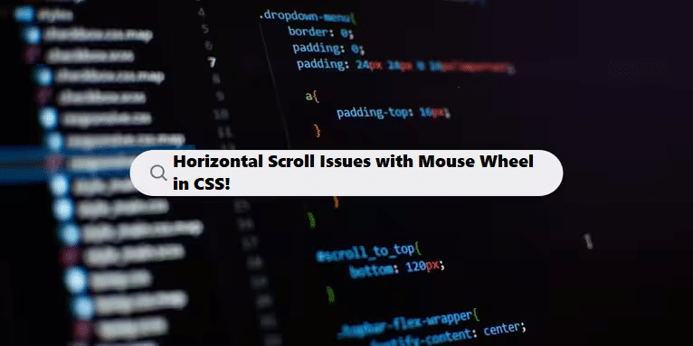 coding filters & horizontal scroll issue with mouse wheel in css css laravel