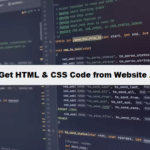 Coding Filters & get html css code from website github git queries