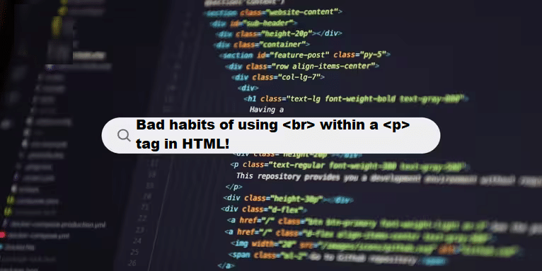 coding filters & bad habits using br tags in paragraph text html