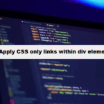 Coding Filters & apply css with link in div elements php