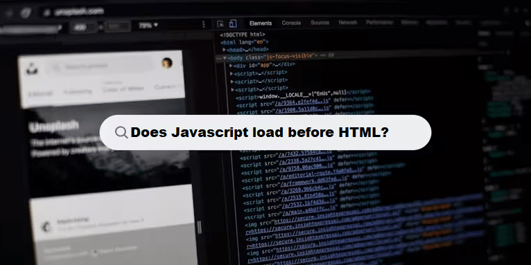 Coding Filters & does javascript load scripts before html