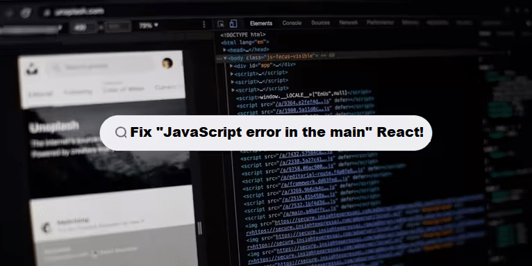 Coding Filters & fix javascript load error in main function in react.js scripts upload