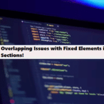 coding filters & sections overlapping error fix html css coding filters