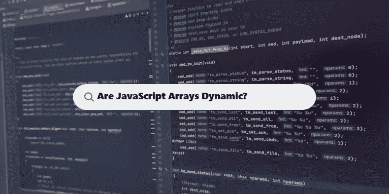 Are JavaScript Arrays Dynamic coding filters