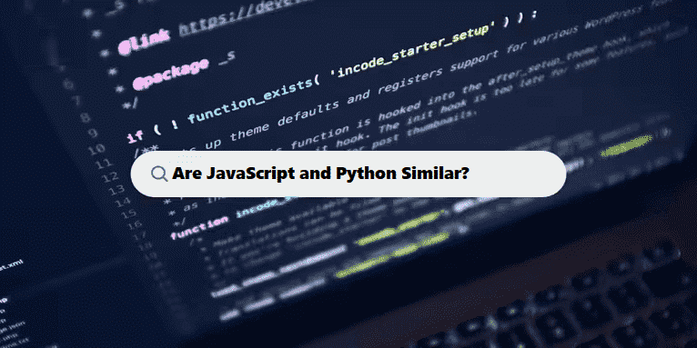 Are JavaScript and Python Similarity coding filters