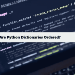 Are Python Dictionaries Ordered coding filters