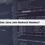 Can Java Join Bedrock coding filters Realms