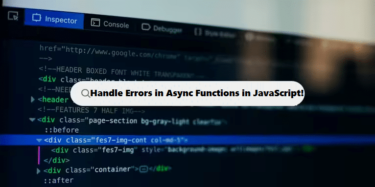 Handling Unexpected Errors in Async Functions in JavaScript coding filters