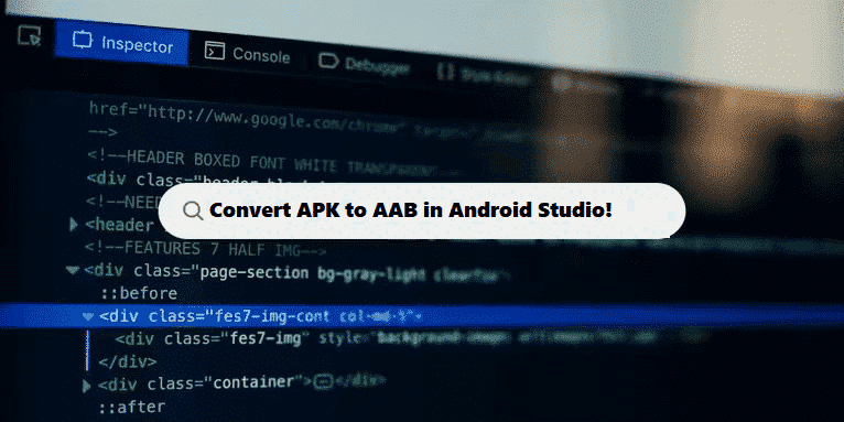 How to Convert APK to AAB in a Android Studio coding filters