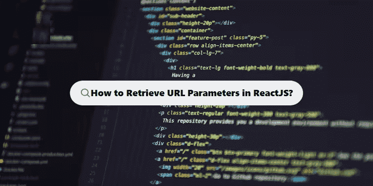 How to Retrieve URL Parameters in ReactJS at coding filters