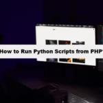 How to Run Python Scripts from PHP coding filters