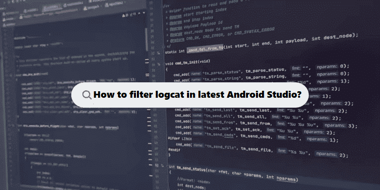 android studio logcat filters search in 2024 coding filters