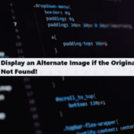 display alt (alternate) default image if original image not show coding filters