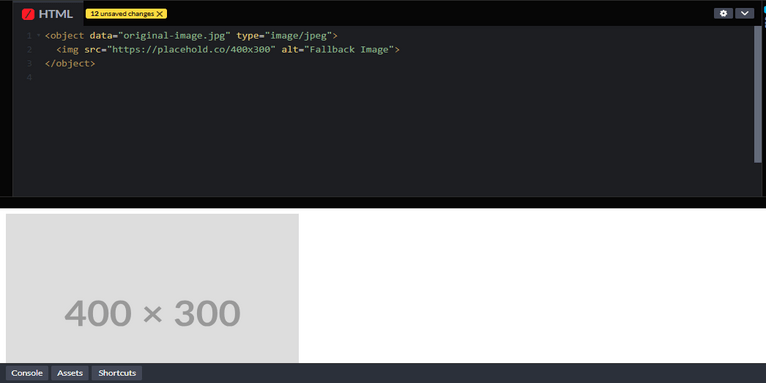 display default image if original image not show coding filters