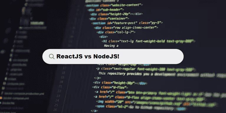 ReactJS vs NodeJS to Understand How They Work Together & key Differences coding filters